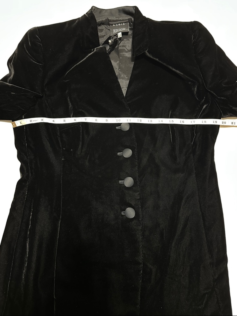 Akris Black Velvet Tailored Blazer - Picture 13 of 14